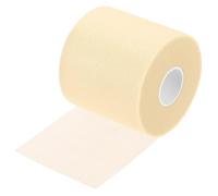 PATIKIL 30 Yard x 2.8 Inch Badminton Grip Cushion Wrap, PE Tennis Racket Grip Tape Backing Film Handle Anti Skid Cushion Accessories, Beige