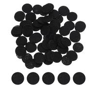 PATIKIL 300 PCS Round Felt Circles for Craft, 15mm / 0.59 Inch Non-Woven Felt Fabric Circle for DIY Sewing Handcraft Cut Projects Craft Finishing,Black