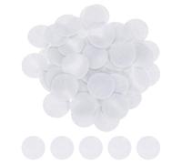 PATIKIL 300 PCS Round Felt Circles for Craft, 25mm / 0.98 Inch Non-Woven Felt Fabric Circle for DIY Sewing Handcraft Cut Projects Craft Finishing,White