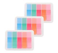 PATIKIL 300 Pcs Transparent Sticky Notes Tabs, Pull Up Index Tabs with Case, Page Makers Book Flags Sticky Label Stickers for Classifying Files Notebook Office, Color Set5
