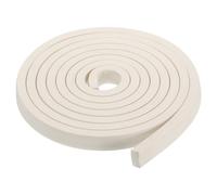 PATIKIL 3000x20x10mm Silicone Foam Seal Strip, High Density Square Solid Sponge Rubber Weather Stripping Cord for Sealing Gap Blocker Insulation, White