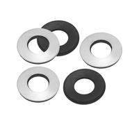 PATIKIL 304 Stainless Steel EPDM Bonded Sealing Washers, 20 Pieces 1/2"x1" Neoprene Rubber Washers Bonded Sealing Gasket for Marine Roof Bolt Supply