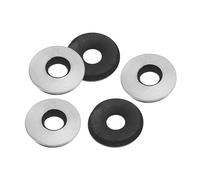 PATIKIL 304 Stainless Steel EPDM Bonded Sealing Washers, 80 Pieces 1/4"x5/8" Neoprene Rubber Washers Bonded Sealing Gasket for Marine Roof Bolt Supply (#14)