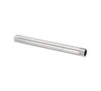 PATIKIL 304 Stainless Steel Pipe Fitting, 1 Pack 1/2" BSP Male x 1/2" BSP Male Threaded 8" Length Nipple Cast Pipe for Extending Piping, Silver