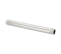 PATIKIL 304 Stainless Steel Pipe Fitting, 1 Pack 1" BSP Male x 1" BSP Male Threaded 12" Length Nipple Cast Pipe for Extending Piping, Silver