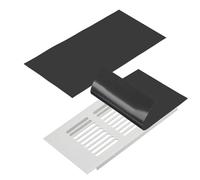 PATIKIL 305 x 203 mm Magnetic Vent Cover, 2 Pcs Floor Wall Air Registers Cover Magnet Vent Blocker for Home RV HVAC Fireplace Furnace, Black