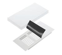 PATIKIL 305 x 203 mm Magnetic Vent Cover, 4 Pcs Floor Wall Air Registers Cover Magnet Vent Blocker for Home RV HVAC Fireplace Furnace, White