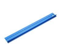 PATIKIL 30cm/12" Aluminum Cutting Rule Ruler, L-Type Cutting Ruler with Non Slip Rubber Backing Measuring Tool Accessory for Safe Use Cut Length Measurement, Blue
