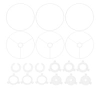 PATIKIL 30cm Lamp Shade Ring Set, 3 Set Lampshade Holder Frame Strong Rings with E27 to E14/E26 Spider Fitter Adapter Lampshade Frame Wire for DIY Drum Shade Table Floor Pendant Lamp