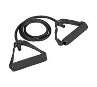 PATIKIL 30Lbs Resistance Bands, Single Exercise Bands with Foam Handles Working Out Stretch Bands for Home Workouts Gym Physical Fitness Yoga, Black