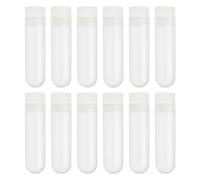 PATIKIL 30ML Plastic Centrifuge Tubes, 24 Pcs Round Bottom Centrifuge Tube with Screw Caps for Beads Liquid Sample Storage (Yellow, White)