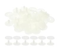 PATIKIL 30mm Joints, 30 Set Plastic Removable Animal Joints Connector Engage Bolt for Bear Limbs Making Head Joints DIY Crafts Accessories, White