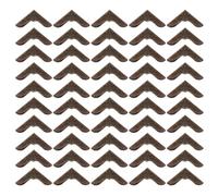 PATIKIL 30mm Metal Book Corners,50pcs Photo Corners Book Corners Protector Retro Metal Decorative for Crafting Scrapbook Photo Album Book Binding,Dark Bronze