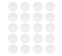 PATIKIL 30mm Metal Plate for Phone Magnet, 36pcs Round Adhesive Metal Plate Replacement Stickers for Magnetic Car Mount Holder Phone Case Wall, Silver Tone