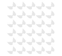 PATIKIL 30Pcs Angel Wings for Crafts, Glitter Mini Angel Wings Ornament Fabric Wings Sew on Doll Patches Embellishment for Hair Accessories DIY Crafts, White