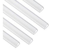 PATIKIL 30Pcs Binding Bars, 13x15mm Binding Bars Slide Grip 120 Sheets Capacity A4 Size Report Binder Presentation Binder for Study Office Report Cover Resume, Transparent White