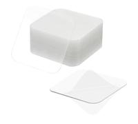 PATIKIL 30Pcs Double Sided Tape Heavy Duty, Nano Clear Removable Picture Hanging Adhesive Strips Square Mounting Adhesive Tape for Wall Door Crafts Decor, Clear(2.4" l x 0.04" T)