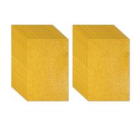 PATIKIL 30Sheets Gold EVA Glitter Foam Sheet 11.8 x 7.9 Inch 2mm Thick with Back Adhesive Sparkle Craft Foam Sheet for Crafts DIY Project