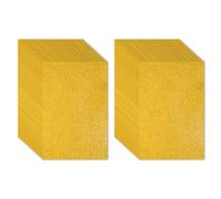 PATIKIL 30Sheets Yellow EVA Glitter Foam Sheet 11.8 x 7.9 Inch 2mm Thick with Back Adhesive Sparkle Craft Foam Sheet for Crafts DIY Project