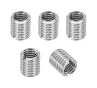 PATIKIL 316 Stainless Steel Thread Adapters Sleeve Reducing Nut, 5 Pcs M10 x 1.5 Male to M8 x 1.25 Female Repairing Insert Nut Screw Reducer Conversion Fastener 12mm