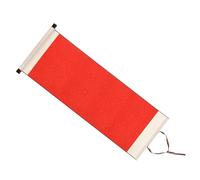PATIKIL 31x12 Inch Xuan Paper Scroll, Silk Half Raw Ripe Blank Hanging Xuan Paper Chinese Calligraphy Practice Roll for Art Painting Home Decor, Red