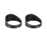 PATIKIL 32-35 mm Eyepiece Eye Cups, 2Pcs Rubber Eyepiece Cover Guard for Stereo Microscope Telescope Aiming Scope, Black