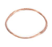 PATIKIL 32.8 Feet Solid Bare Copper Wire 30 Gauge 99.9% Pure Copper Wire 0.25mm Soft Beading Wire Metal Plant Stem Tie for Jewelry Craft (10m)