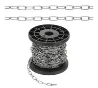 PATIKIL 32.8ft SUS304 Stainless Steel Chain, 1.5mm Metal Chain Link 10 Meter Small Light Duty for Home Outdoor Camping Hanging Pet Plant, Silver