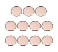 PATIKIL 32mm 1 2/7" Rose Gold Round Book Binding Discs, 11 Pcs Aluminum Alloy Discbound Expansion Discs Round Binder Rings for DIY Notebook Planner
