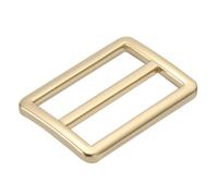 PATIKIL 32mm Tri-Glide Slide Buckles, 8 Pack Metal Webbing Strap Fastener for Backpack Bag Belt, Gold