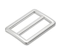 PATIKIL 32mm Tri-Glide Slide Buckles, 8 Pack Metal Webbing Strap Fastener for Backpack Bag Belt, Silver