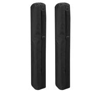 PATIKIL 32x4x4 Inch Grill Storage Tool Bag, 2 Pack Grilling Tools BBQ Bag for Grill Utensil Storage 600D Oxford Foldable Tripod Carry Bag with Adjustable Shoulder Strap for Outdoor Camping