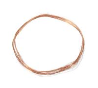 PATIKIL 33 Feet Solid Bare Copper Wire, 44 Gauge 99.9% Pure Copper Wire 0.05mm Soft Beading Wire Metal Plant Stem Ties for Jewelry Craft (10m)