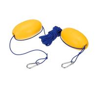 PATIKIL 33FT Float Rope Tow Line, Heavy Duty Buoy Ball Float Leash with Stainless Steel Hook Drift Rope Marker Buoy Float Rope for Fishing Drift Jet-Ski Kayak Boat Accessories, Blue