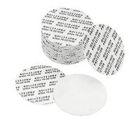 PATIKIL 33mm/1.3" Foam Lid Liner, 100 Pack PS Foam Resistant Tamper Pressure Sensitive Seal for Bottle Cap Liners Seals