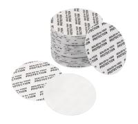 PATIKIL 33mm/1.3inch Pressure Sensitive Seal, 500 Pack Adhesive PS Foam Lid Cap Liners Resistant Tamper for Plastic Glass Jar Bottle Cap Seals