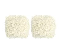 PATIKIL 33yds Fluffy Yarn, 2 Skeins Faux Fur Yarn, Soft Polyester Plush Fur Eyelash for Crocheting Knit Blanket Rug Sweater Scarf Hat Bear Craft, Beige