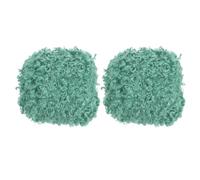 PATIKIL 33yds Fluffy Yarn, 2 Skeins Fuzzy Yarn Faux Fur Yarn Crochet Soft Polyester Plush Fur Eyelash for Crocheting Knit Blanket Rug Sweater Scarf Hat Bear Craft, Dark Green