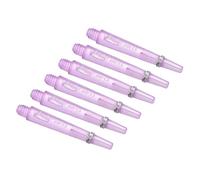 PATIKIL 35mm Dart Shafts, Medium 2BA Thread Plastic Dart Stems Dart Accessories for Steel Tip - 6 Pack (Purple)