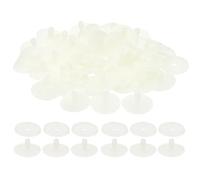 PATIKIL 35mm Doll Joints, 30 Set Plastic Removable Animal Joints Connector Engage Bolt for Bear Limbs Making Head Joints DIY Crafts Accessories, White