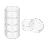 PATIKIL 35mm High Borosilicate Glass Petri Dishes with Lids, 5 Pack Petri Plates for Lab Science Experiment, Clear