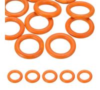 PATIKIL 35mm Natural Wooden Rings, 10 Pack Wood Ring Round Linking Rings Wood Loop Circle for Craft Pendant DIY Jewelry Making Macrame, Light Brown