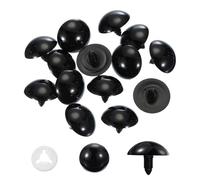 PATIKIL 35mm Safety Eyes, 40 Pcs Plastic Craft Eyes with Protective Film Safety Eyes with Washers for Stuffed Animals Crochet Toys Dolls DIY Craft Making, Black