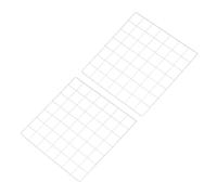 PATIKIL 35x35cm Wire Grid Panel, 2 Pack Board Photo Pictures Memo Display Grid Panels Hanging Organizer Wall Decorative Panel for Home Office Wedding, White