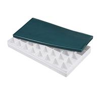 PATIKIL 36 Compartment Paint Palette, Plastic & Rubber, Green & White, 280mm x 157mm x 32mm