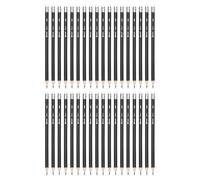 PATIKIL 36Pcs Wood Pencils, Hexagonal Black HB Graphite Pencil Set Pre-sharpened Erasable with Eraser for Daily Home Office Classroom Writing Marking Study Note Supplies, Black