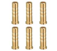 PATIKIL 38 Grain Archery Arrow Brass Insert, 6 Packs Insert Screw Copper Brass Arrow for .244/6.2mm Carbon Arrows