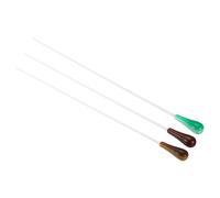 PATIKIL 38cm/15Inch Music Conductor Baton,3Pcs Orchestra Baton Resin Handle for Singing Leader Music Director Green,Yellow,Red
