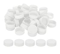 PATIKIL 38mm/1.5" Inner Plastic Bottle Cap, 100Pcs Replacement Screw Bottle Cap Storage Jug Lids for Craft DIY Juice Water Milk, White