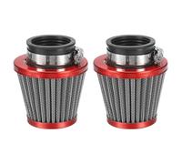 PATIKIL 38mm Air Filter, 2 Pcs Bike Air Filter Cleaner for GY6 Engines 50cc 90cc 110cc 125cc 150cc 200cc CRF50 Motorcycle Dirt Bike Pit Bike Moped Scooter ATV Go Kart Cart Parts, Red